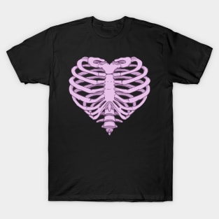 Heart of Bones Skeleton. T-Shirt